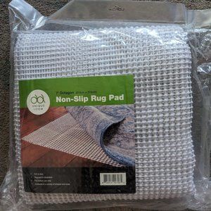 Unique Loom Anti-Slip All Surface Slim Indoor Use Rug Pad (7' Octagon')